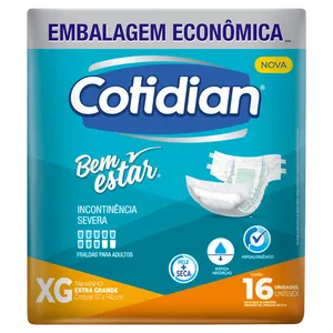 Fralda Bem Estar Confort XG - 16 unid