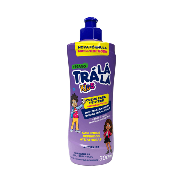 Creme para Pentear Infantil Trá Lá Lá Kids Eu Amo Cachos Óleo de Argan 300g