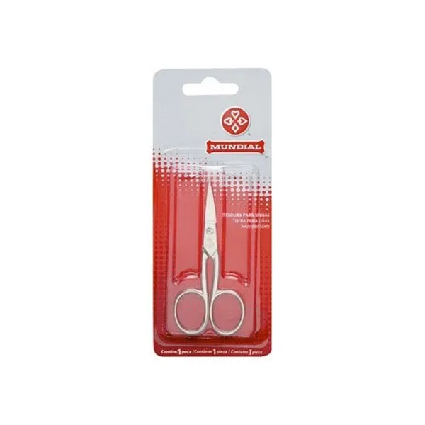 Tesoura de Unha Curva 423-358Bp Mundial Tesoura De Unha Mundial Curva Cod 423-358Bp - Mundial