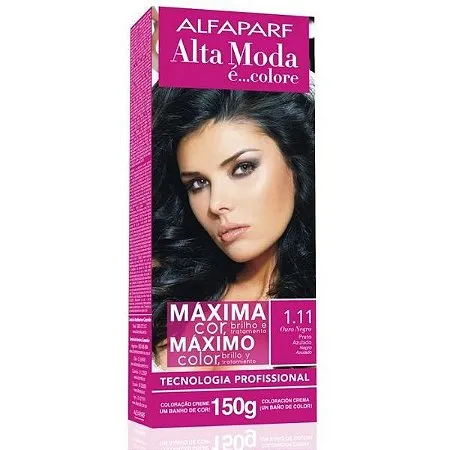 Tintura Alta Moda 150g 1.11 Preto Azulado
