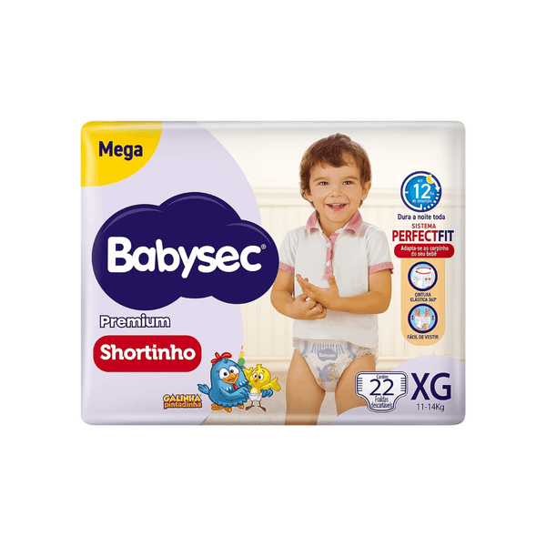Babysec Fralda Shortinho Mega Xg 22 Fr
