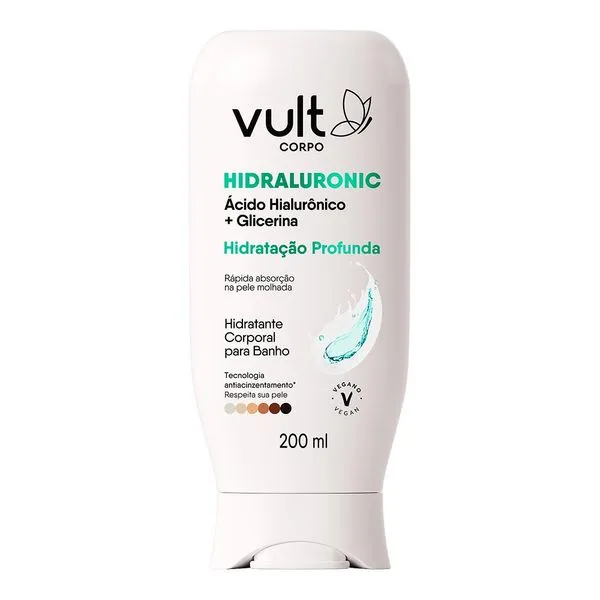 Hidratante Corporal Para Banho Vult Corpo Hidratação Profunda 200ml