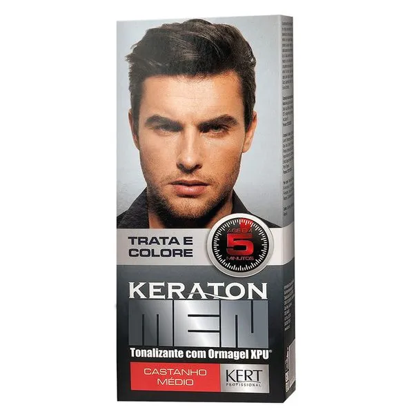 Tonalizante Keraton Men Castanho Médio