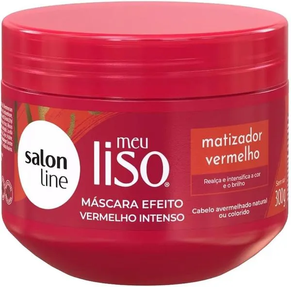 Salon Line - Meu Liso Vermelho - Máscara Capilar - 300g