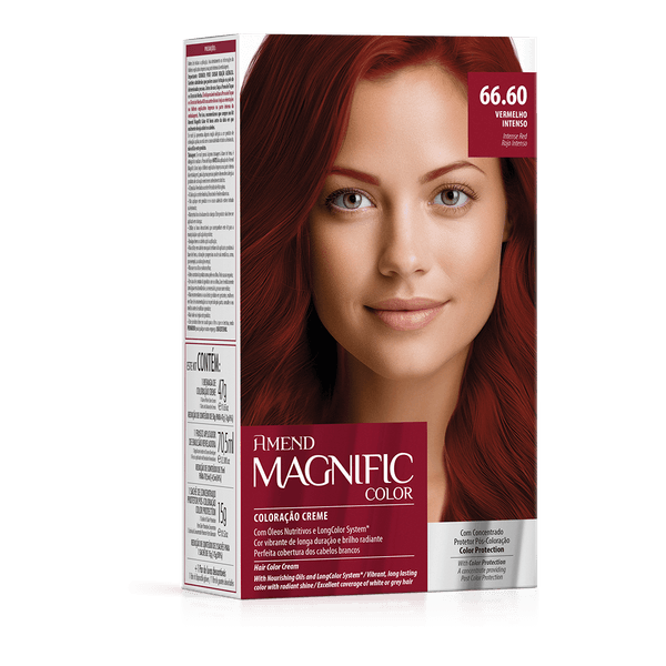 Kit Coloração Magnific Color Amend Cor:66.60 Vermelho Int