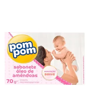 Sabonete Pom Pom Óleo de Amêndoas 80g
