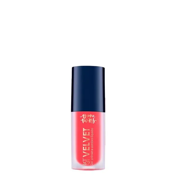 Sombra Líquida e Primer 2x1 Bruna Tavares BT Velvet Coral 6 ml Coral