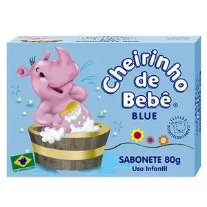 Sabonete Infantil Cheirinho De Bebê Blue 80g