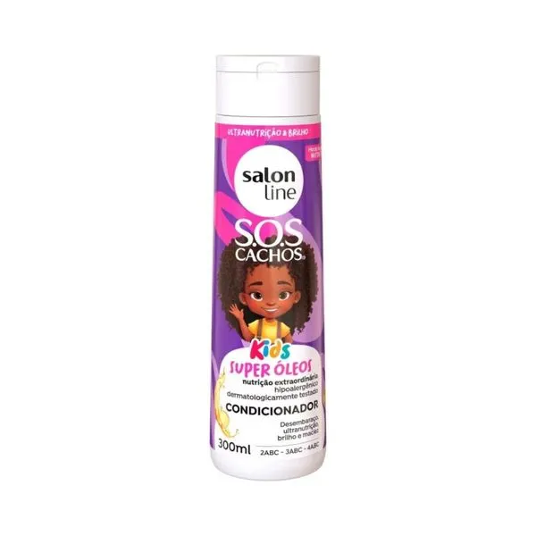 Condicionador Salon Line SOS Cachos Kids Super Oleos 300 ml