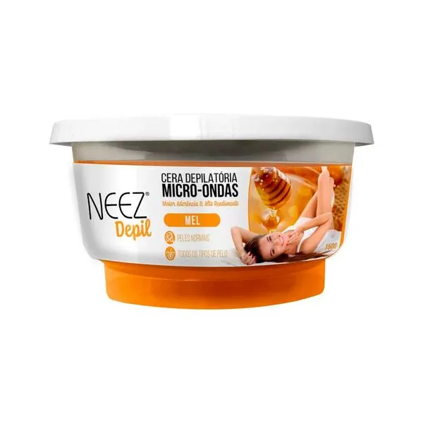 Cera Depilatória Para Micro-ondas Neez Depil Mel 150g