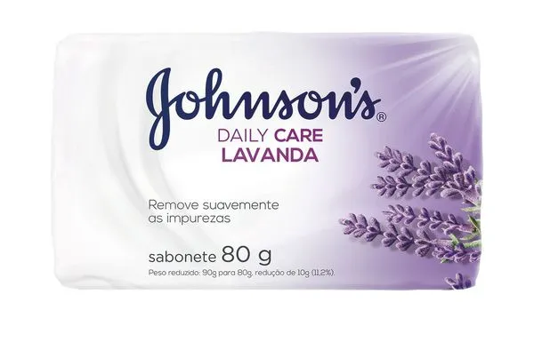 Sabonete em Barra Johnsons Daily Care Lavanda 80g