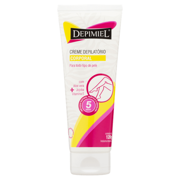 Creme para Depilação Depimiel Corpo Aloe Vera e Jojoba 120g