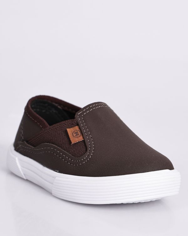 Tênis Bebê Molekinho Casual Slip On Marrom 19