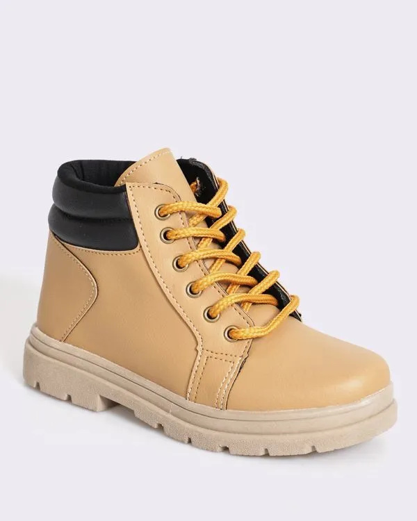 Bota Infantil Coturno Ortobaby Mostarda 28