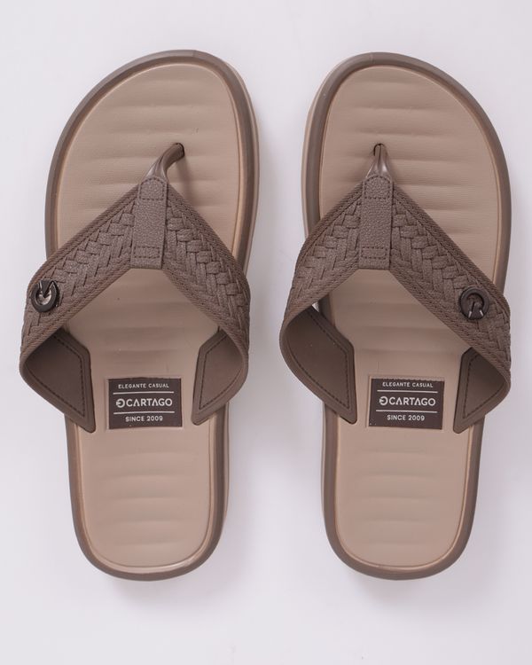 Chinelo Masculino Cartago Coimbra Bege 39