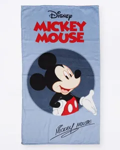 Toalha De Banho Infantil Disney Mickey Azul UN