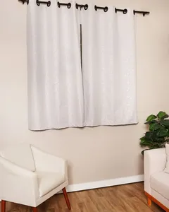 Cortina Curta Blackout Bella Janela 200cm x 150cm Cinza UN