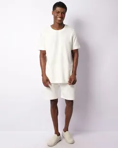 Bermuda Masculina Atoalhada Com Bolsos Off White M