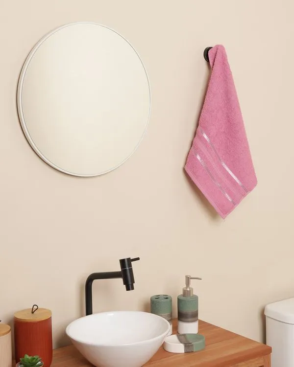 Toalha de Rosto 48x80cm Atlântica Joy Rosa UN