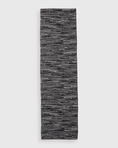 Tapete Passadeira Genova 42cm x 150cm Antiderrapante Preto UN