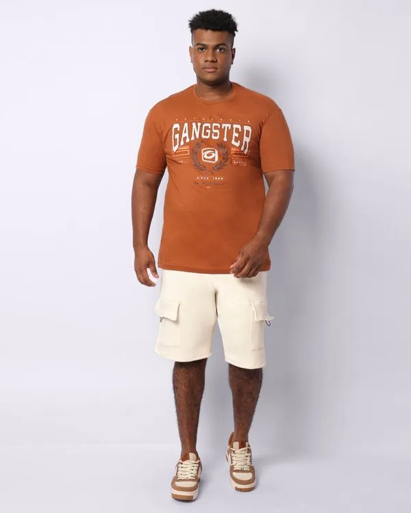 Bermuda Plus Size Masculina Reta Neoprene Bege G2