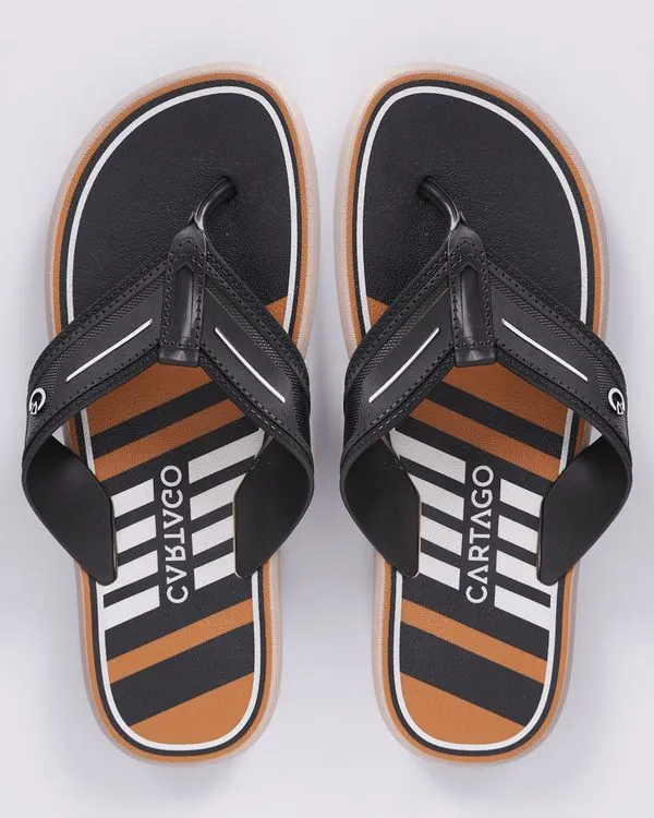 Chinelo Masculino Cartago Tira Larga Preto 37/38