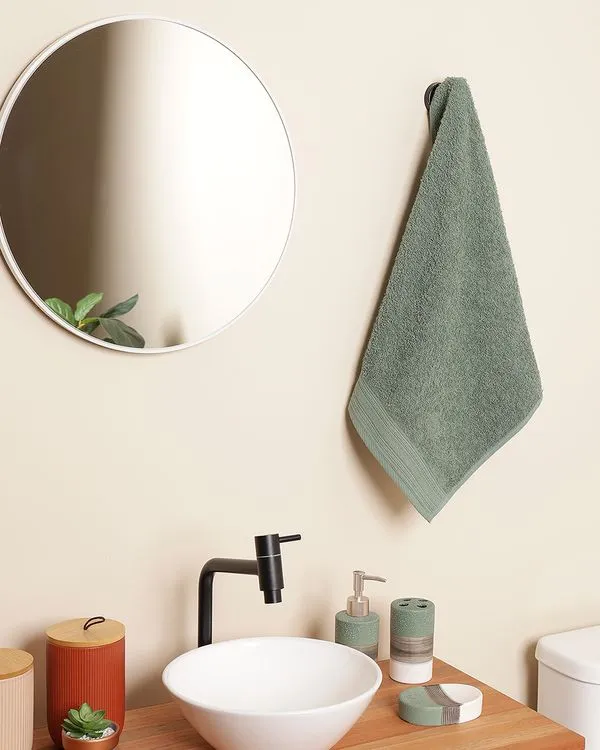 Toalha De Rosto 50cm x 80cm Atlântica Verde UN