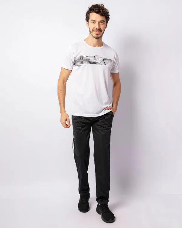 Calça Esportiva Masculina Fitter Helanca Com Bolsos Preta M