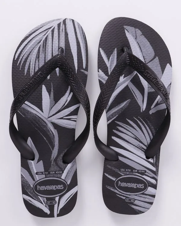 Chinelo Havaianas Masculino Aloha Preto 37/38