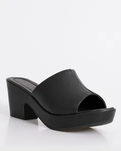 Tamanco Feminino Renata Mello Salto Bloco Preto 34