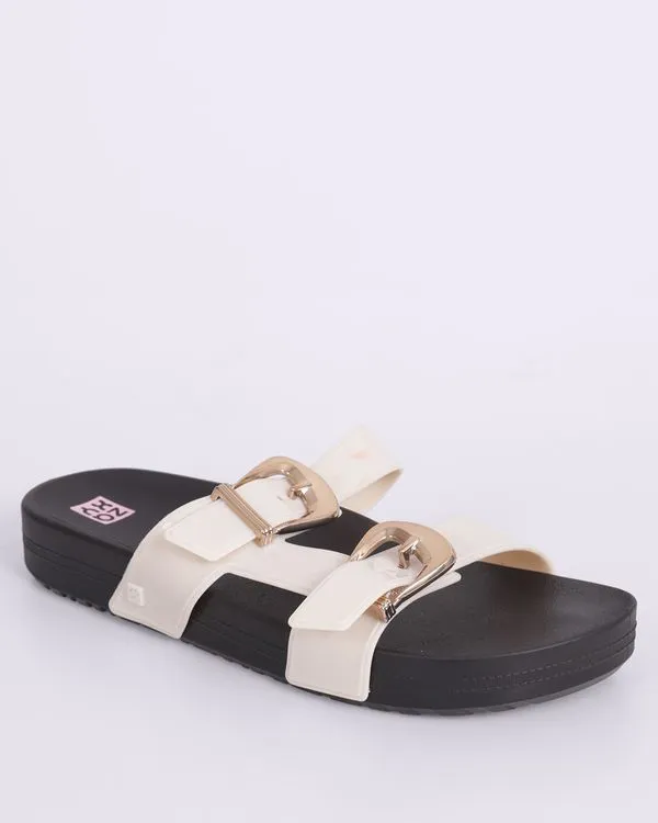 Sandália Feminina Zaxy Birken Flash Off White 38