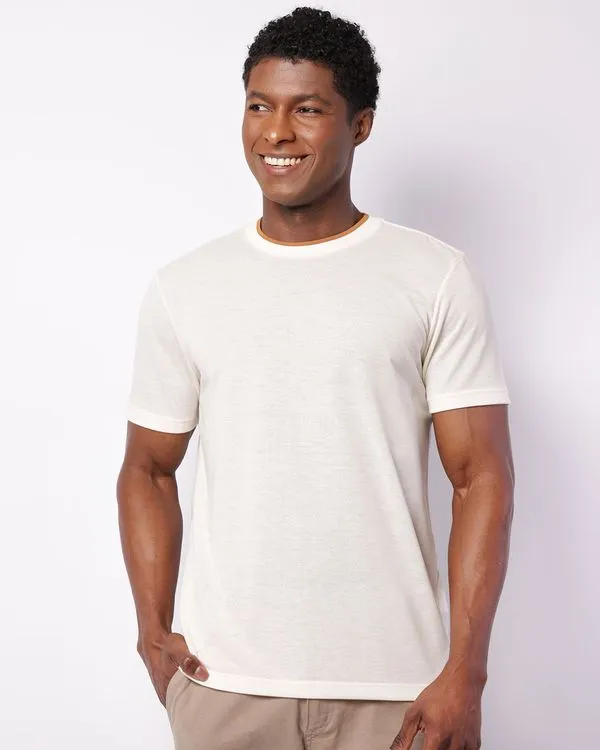 Camiseta Masculina Manga Curta Off White P