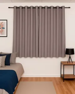 Cortina Bella Janela 260cm x 170cm Cinza UN