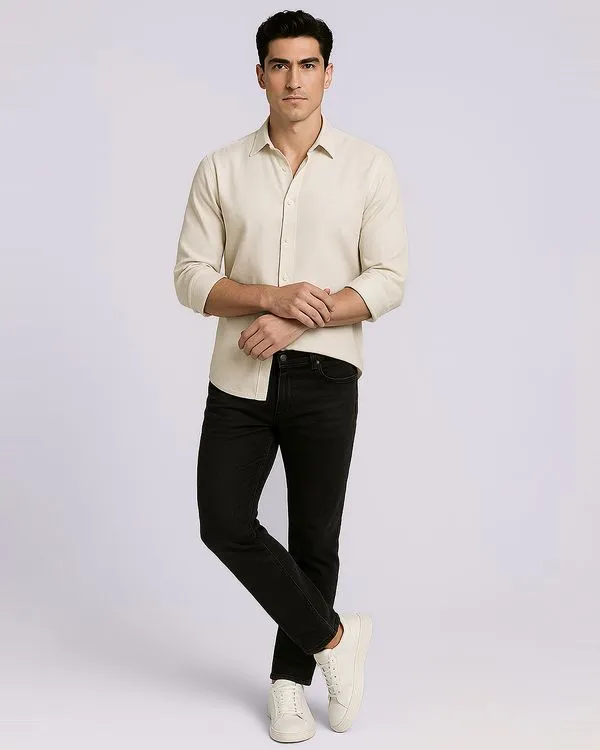 Calça Jeans Masculina Slim Preta 40