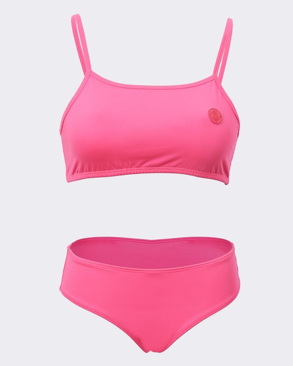 Conjunto Biquíni Juvenil Kamylus Proteção UV50+ Neon Rosa 12
