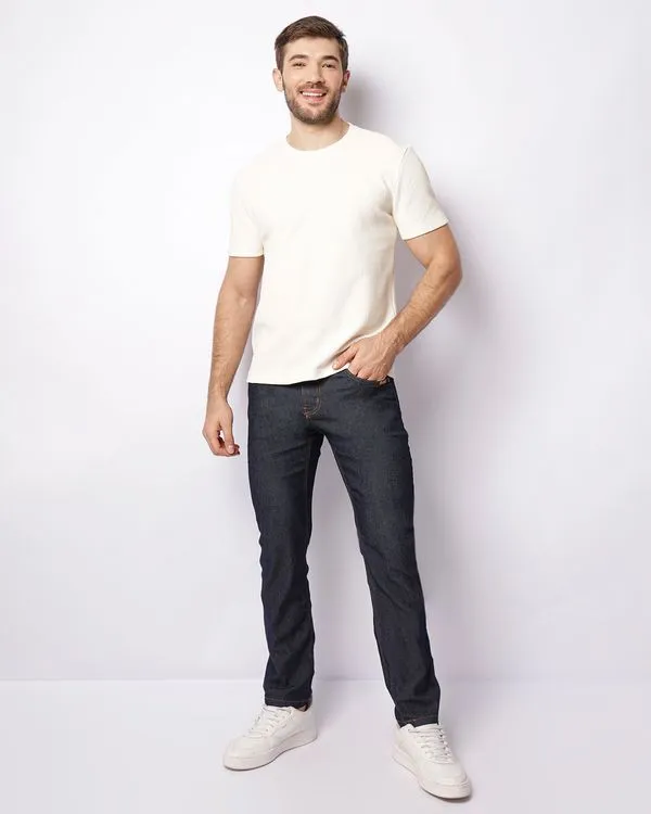 Calça Jeans Masculina Slim Tradicional Azul 36
