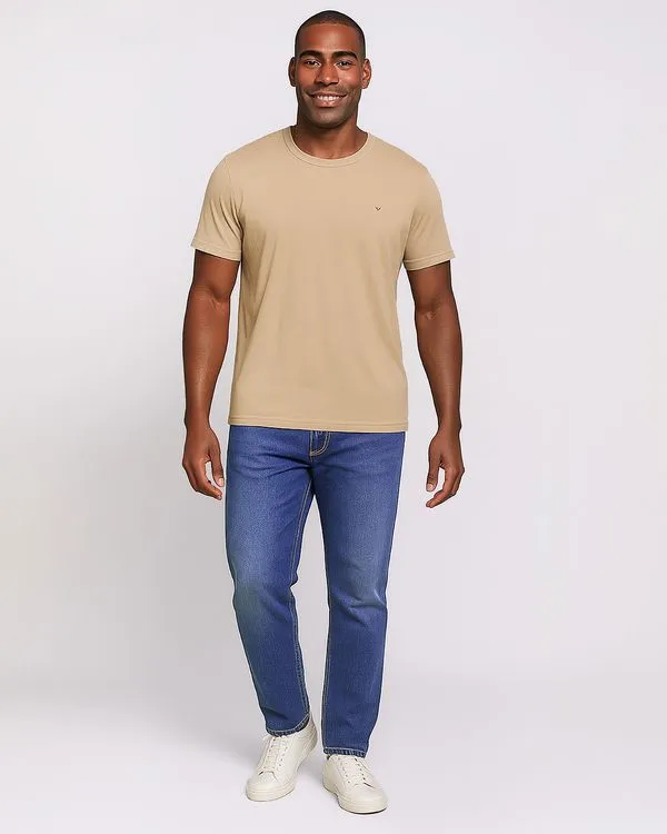 Calça Jeans Masculina Reta Azul 48