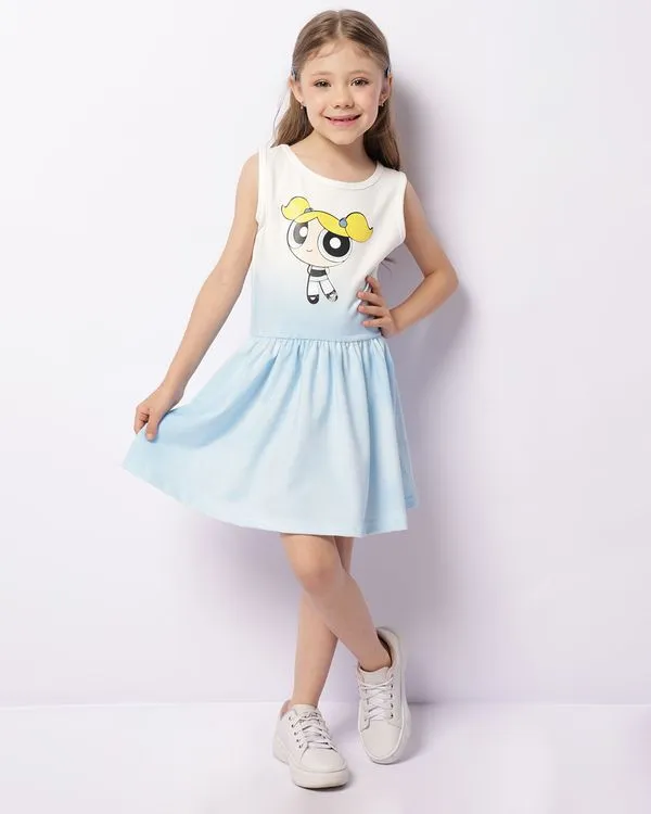 Vestido Infantil Curto Lindinha As Meninas Super Poderosas Off White 6