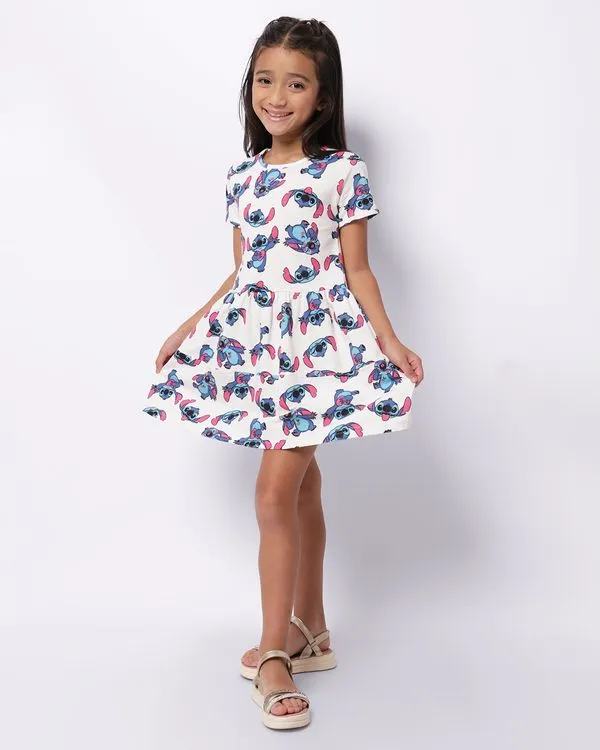 Vestido Infantil Algodão 3 Marias Stitch Off White 6