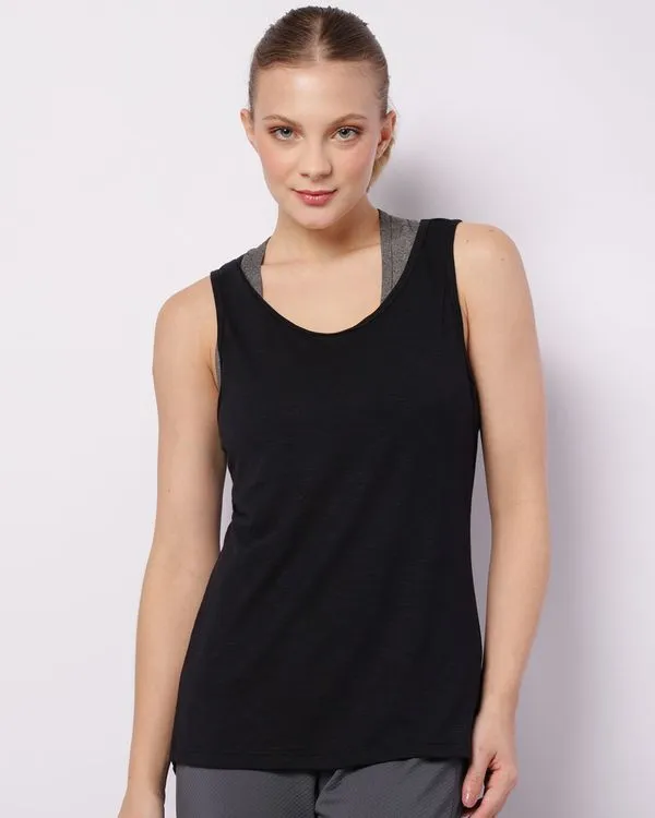 Regata Fitness Feminina Fitter Preto M