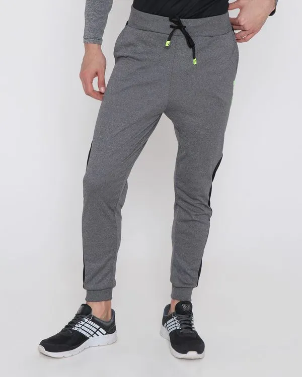 Calça Helanca Esportiva Masculina Cinza Escuro P