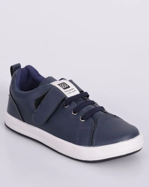 Tênis Infantil Casual com Velcro Marinho 28