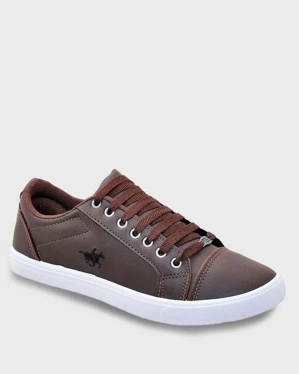 Tênis Masculino Casual Polo Energy Marrom 42