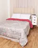 Coberdrom Queen Slim Plush Floral Cinza UN