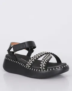 Sandália Feminina Vizzano Flatform Preta 39