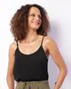 Blusa Feminina Duna Alcinhas Sobreposição na Barra Preta M