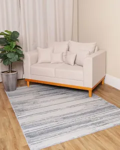Tapete Crystal Velvet Camesa 140cm x 200cm Estampado Cinza UN