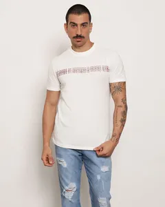 Camiseta Masculina Manga Curta Estampa Coffee Is Always A Good Idea Off White P