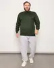 Calça Plus Size Masculino Jogger Sarja Cinza G2