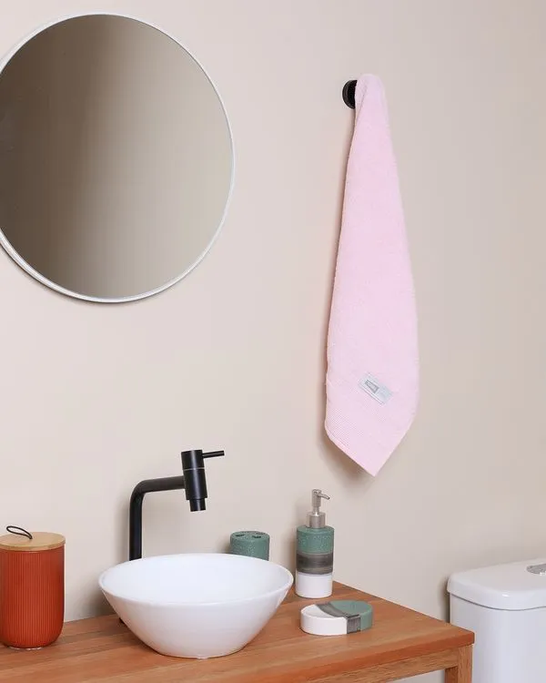 Toalha De Rosto 45cmx68cm Appel Cosmopolita Rosa UN